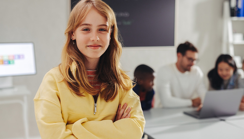 Girl with Arms crossed